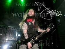 Dimebag Darrell Musicien Américain Reproduction Photo Signée 8"X11". #1