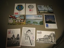 lot 9 cartes 1 er jour 1970