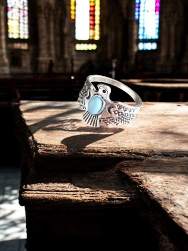 Bague créateur vintage motif