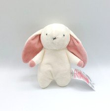 Peluche doudou lapin blanc