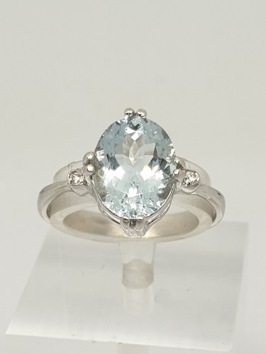 Bague blanc kt 750 - bague, 18