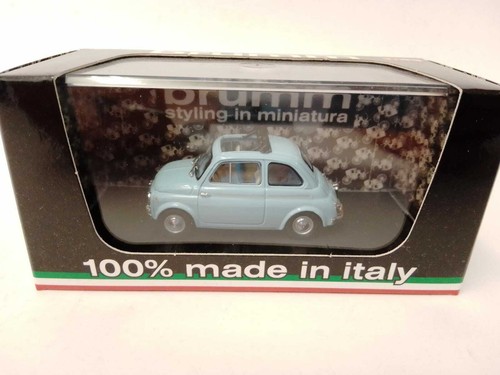 Brumm fiat 500d ouverte - 500d, bleu