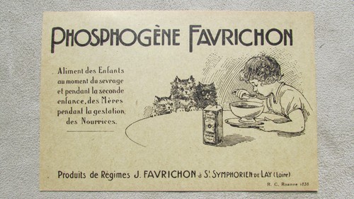 Cpa pub phosphogène - cpa, pub.