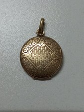 pendentif porte photo en argent vermeillé