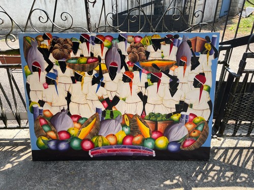 Grand tableau peinture