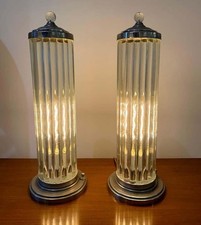 Paire de lampes de table art