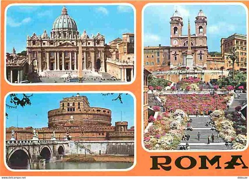 Carte postale italie roma - carte,