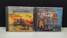 Lot de 2 jeux vidéos PC anciens: Libération Day (1998) et Arthus (2002)