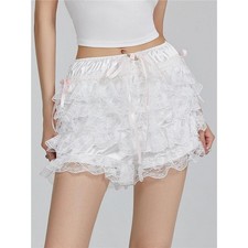 White Ruffle Bloomer Style