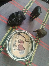 lot ARTISANAT AFRICAIN ELEPHANT MASQUE