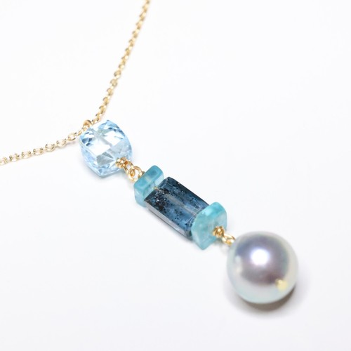 Collier gold filled - collier, perle
