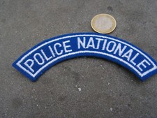 militaire    patch   police   police nationale        (c 67)