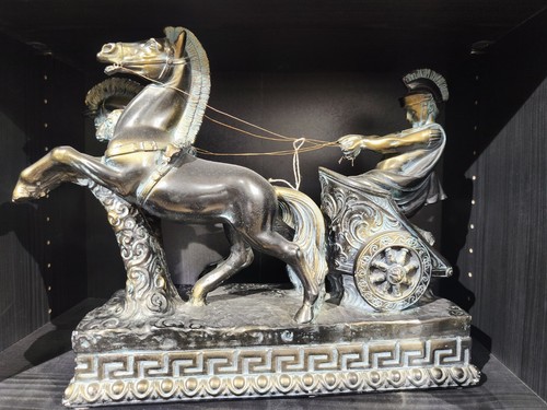 Grande sculpture char antique - sculpture,