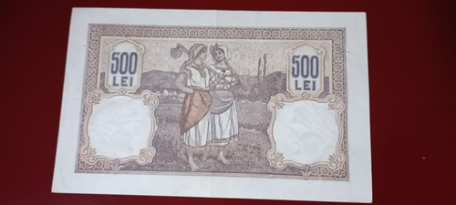 Billet roumanie 500 lei 1919 - billet,