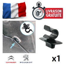 1 Clip Support Maintien Barre Capot - Peugeot, Citroën, Renault, Opel