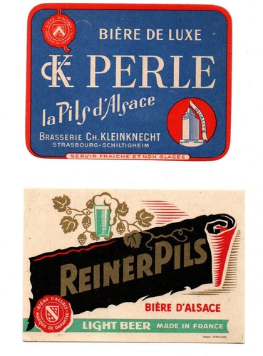 Anciennes étiquettes biere