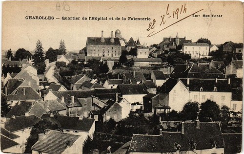 Cpa charolles quartier - quartier, de