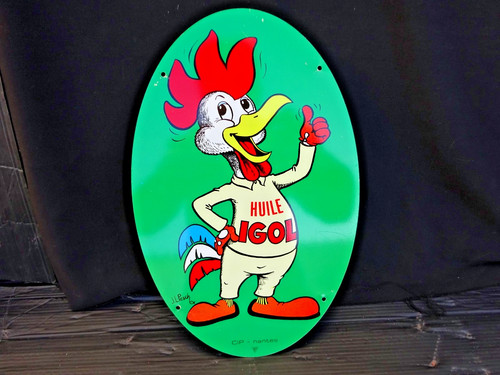 Huile igol coq tôle années - huile,