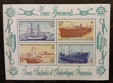 Terres Australes et Antarctiques Françaises FEUILLET 2001 Vieux Gréements Neuf
