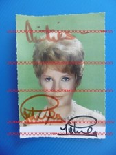 PETULA CLARK- AUTOGRAPHE SIGNE PAR PETULA CLARK - ORIGINAL,NO COPIE-AUTHENTIQUE