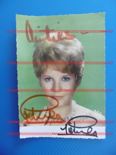 Petula clark autographe - autographe, signe