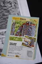 Patron cabas sac pique-nique porte-couverts. Modes&Travaux août 2017,N°1401