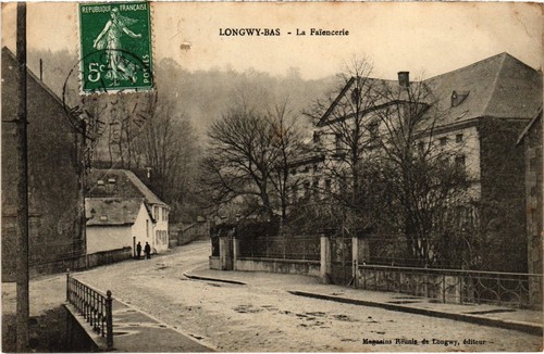 Cpa longwy faiencerie - longwy, la