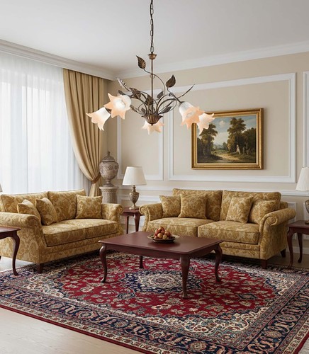Lampadaire classique fer - lampadaire, en