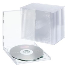  9 Pcs Boîtier Cd Transparent
