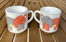 2 Mugs Arcopal « Éléphant