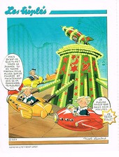 PUBLICITE ADVERTISING 025  1997  NICOLE LAMBERT LES TRIPLES " le manège"