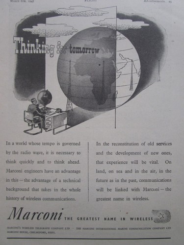 1945 pub marconi - marconi, wireless