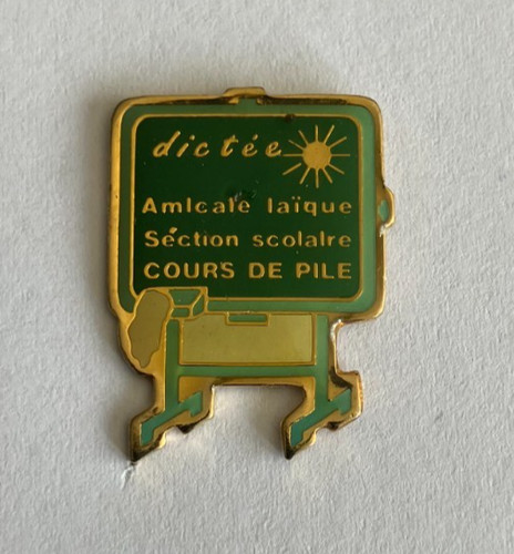 Pin ancien tableau noir - 65,