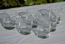 Baccarat Service de 6 verres à whisky en cristal soufflé signés