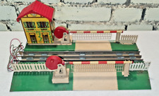 JEP ÉCHELLE "O"  PASSAGE À NIVEAU ÉLECTRIQUE TÔLE  1950 À RESTAURER