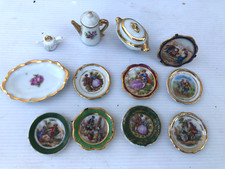 ?‍⬛Superbe et ancienne mini dinette assiettes LImoges porcelaine vaisselle