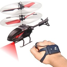 Hélicoptère télécommandé à main,  résistant aux chocs rechargeable - Jouet