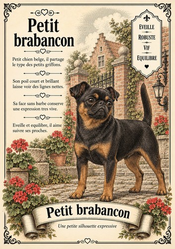 Affiche petit brabancon - a4,