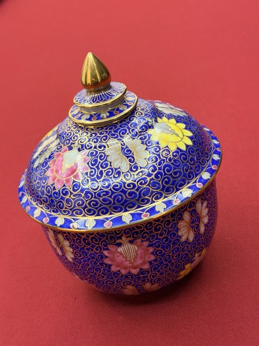 Pot bonbonnière peinture - pot,