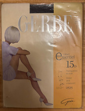 GERBE Collant (  Vintage )   ESSENTIEL TIGHS Taille 1   Coloris  MARINE  Neuf