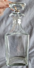 BOUTEILLE à WHISKY , FLACON DE CAVE à LIQUEUR en CRISTAL de BACCARAT