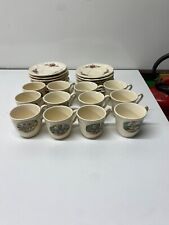 Service 12 tasse et 17 sous tasse alsacien Sarreguemine obernai