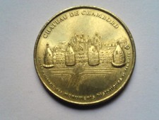 Jeton Touristique Monnaie De Paris - Château de Chambord  - 2001 .....