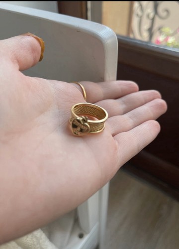Bague avec pendentif - en,