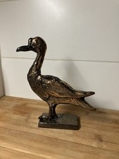 ANCIENNE SCULPTURE BRONZE OISEAU YVES LOHE VINTAGE SIGNÉE DESIGN