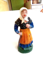 1  santon ancien en argile signé   "  MARINACCI  "