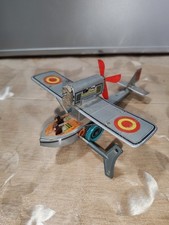 Ancien  Jouet En Tôle A Saisir Vintage Avion Lire L'annonce 