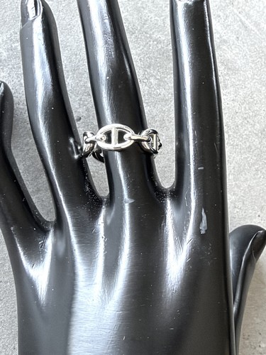 Bague hermes neuve argent - en,