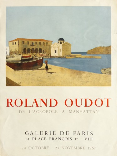 Roland oudot affiche poster - roland,