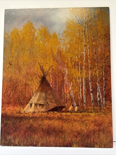Mark geller painting indian - geller,